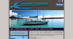 Desktop Screenshot of croisieres-turquoise.com